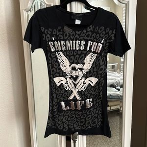 Enemies for Life GLAMHEAD shirt